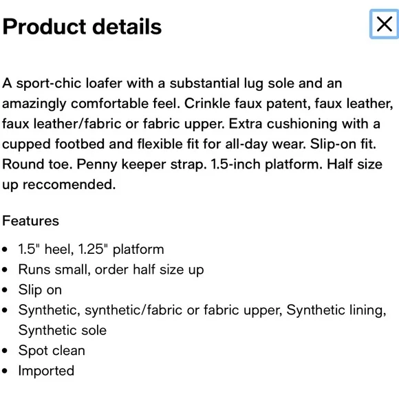 Franco Sarto Glossy Black Womens Loafers Size 8.5W (closer to 8) - Picture 7 of 10